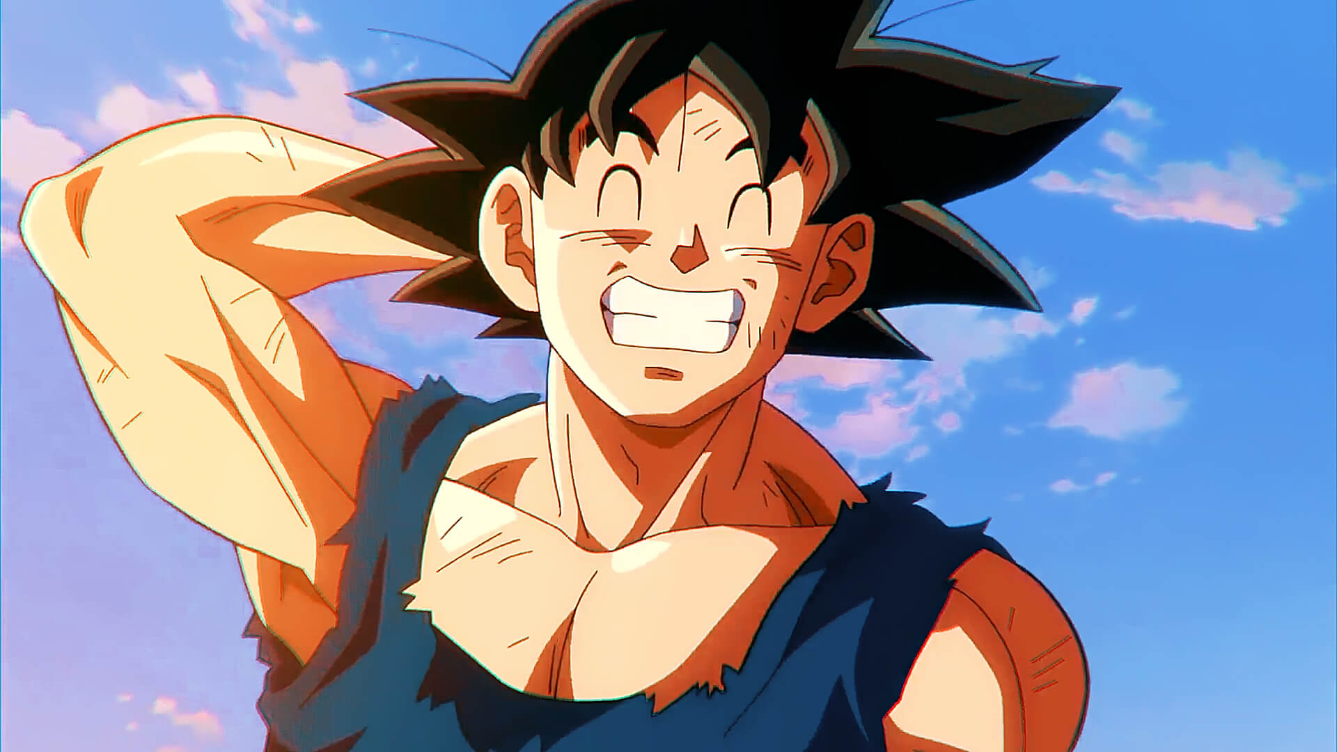 Goku smile gif